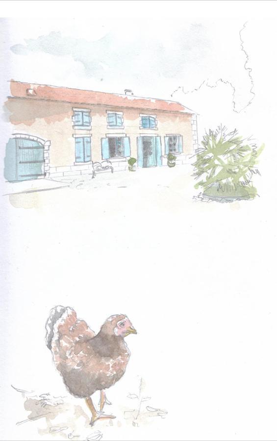 Cramchaban Maison D'Hotes La Chabanaise - Marais Poitevin מראה חיצוני תמונה